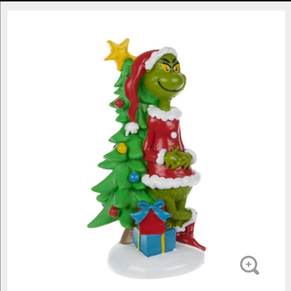 The Grinch with Christmas Tree Figure